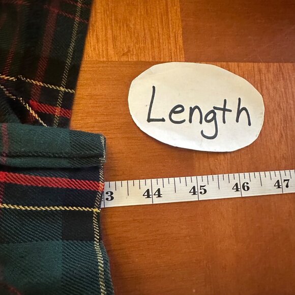 Vintage Jane Street New York Green Plaid Button-Down Midi Dress With Pockets Siz - Picture 4 of 10